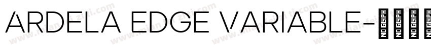 Ardela Edge Variable字体转换
